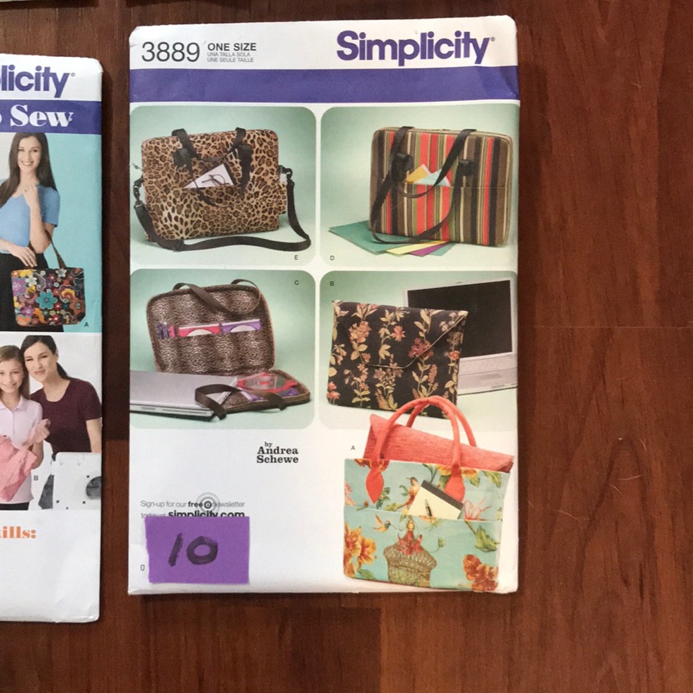 Simplicity Sewing Pattern For Handbags 👜 - Picture 7 of 7